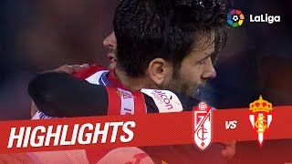 Resumen de Granada CF vs Sporting de Gijón (0-0)