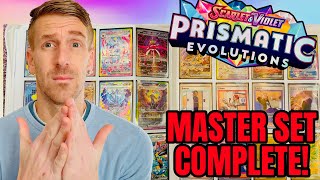 FINALLY! I Finished the Prismatic Evolutions Pokemon Card Master Set (Here's How I Did It)