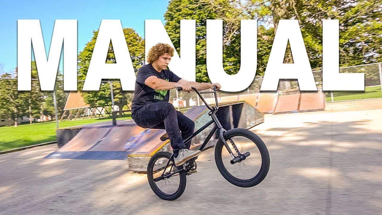 HOW TO MANUAL BMX !!! The Easiest Way, For Beginners! - YouTube