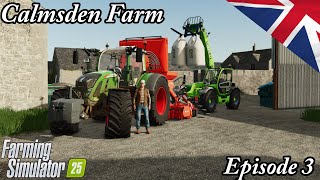 *New Series*Seeding Our First Crop and Mowing Grass-Episode 3-Farming simulator 25 Ps5