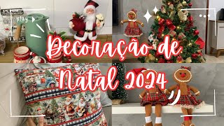 Montei a árvore de Natal/decorei a casa para o Natal 2024