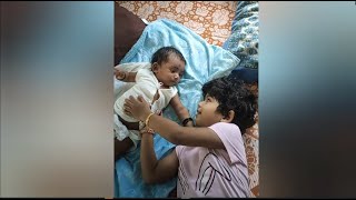 Sister playing with Baby Sister|ഇങ്ങനെ ഒരു ചേച്ചി | Shiva VS. Nihara |കൊമ്പനാന വരുന്നുണ്ടേ ...❤️❤️❤️