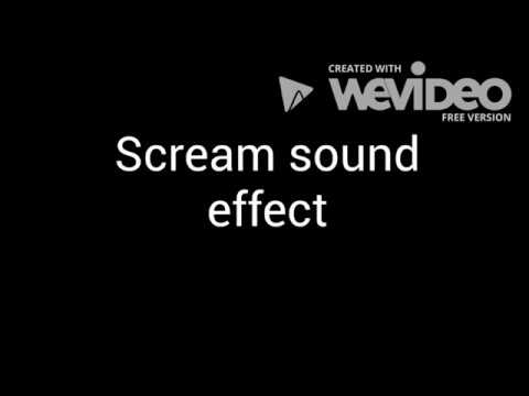 Scream Sound Effect - YouTube