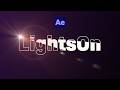 LightsOn - New Cinematic Lights and Lens Flairs for After Effects! No Plugin!