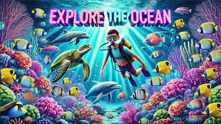 Ocean Adventures | Sea Animals for kids| Sea Creatures | Learn aquatic sea animal names | #dolphin