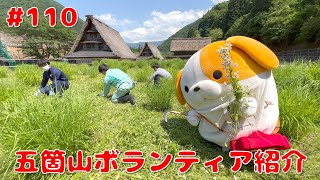 #110 みちまるくんの高速道路紹介(番外編 五箇山ボランティア)