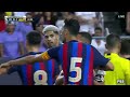 vinicius jr dribbles past everyone vs barcelona u0026 ends with a fight