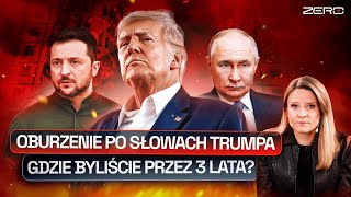 TRUMP: UKRAINA SAMA WYWOŁAŁA WOJNĘ I NIE CHCIAŁA SIĘ DOGADAĆ. EUROPA NIEZADOWOLONA PO ROZMOWACH