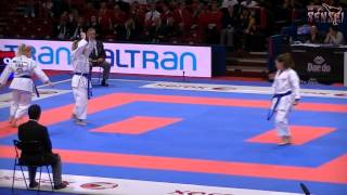 France female team Kata Unsu + bunkai - Bronze final 21st WKF World Karate Championships Paris 2012