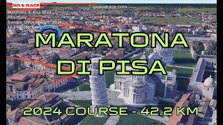 Maratona di Pisa 2024: vola sul percorso della maratona!