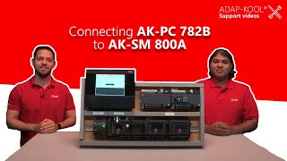 How to connect AK-PC 782B to AK-SM 800A