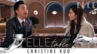 苟芸慧 Christine Kuo | 老公做過最甜蜜的事、決心來自爸爸一句話 | ELLE HK ELLETABLE