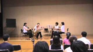 サンジュレー:サクソフォン四重奏曲第四楽章／J.B.Singelée Premier Quatuor (part 1) _4