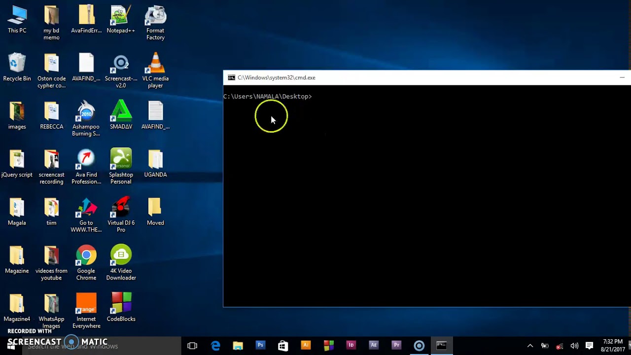 Windows Command Prompt Tutorial-7-Moving Files & Folders - YouTube