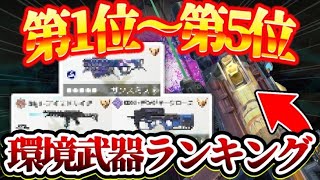 迷ったらこれを見ろ！！今シーズンの『最強武器ランキングTop5』＋『おすすめカスタム』も紹介【codモバイル】