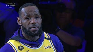LeBron James Gives EMOTIONAL Speech about Kobe Bryant