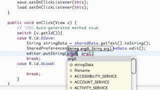 Android Application Development Tutorial - 96 - SharedPreferences Editor