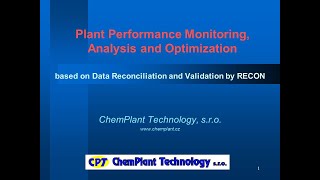 Plant Performance Monitoring, Analysis and Optimization