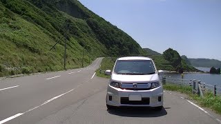 ７月の車中泊旅 ⑧　竜泊ライン ～ 眺瞰台（ちょうかんだい）　青森県津軽半島　美観道路と眼下の津軽海峡