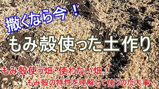 もみ殻の使い方・注意点！【 土作り 】知らないで使うと野菜作り失敗する可能性もある！