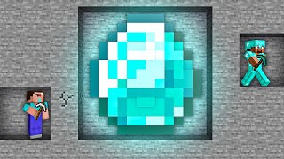 Minecraft NOOB vs PRO: HOW NOT TO DIG RAREST DIAMOND MINE! NOOB FOUND SECRET TREASURE 100% TROLLING