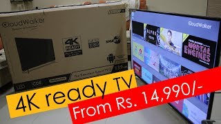 CloudWalker Cloud TV X2 55 inch, 50 inch and 32 inch 4K Ready Smart TV - from Rs. 14,990