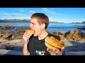 AMERICAN tries NEW ZEALAND PIES!!!