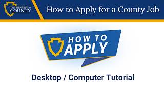 How to Apply to a San Bernardino County Job