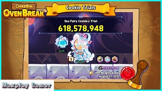 [Cookie Trials] Sea Fairy Cookie 618.5M l Cookie run: Ovenbreak