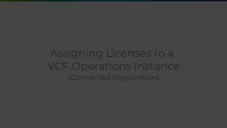 License Management in the VCF Business Services Console