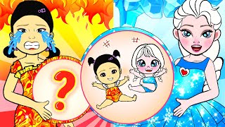 OMG! What's In The Squid Game's Belly??? - Hot Pregnant VS Cold Pregnant | WOA Doll Crafts