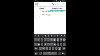 AIDE - Android IDE 2.0 on Galaxy Note 2