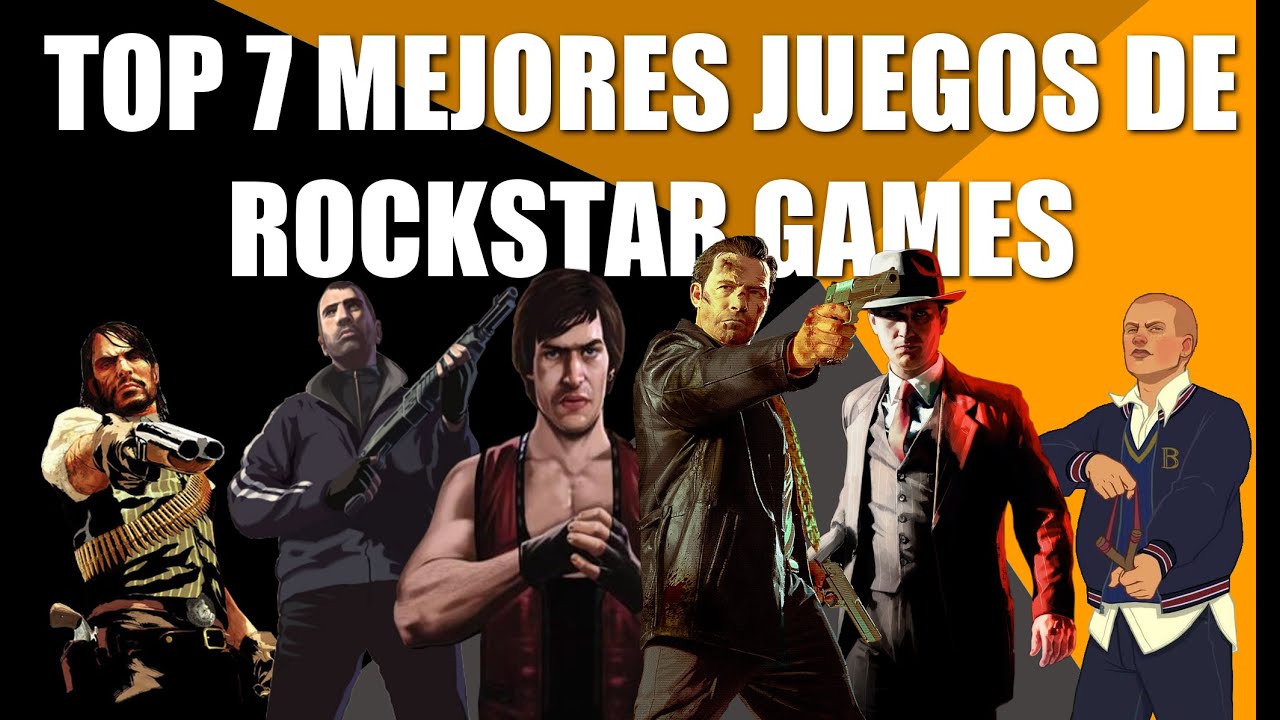 TOP 7 Mejores Juegos De Rockstar Games - YouTube