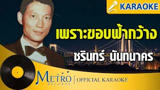 เพราะขอบฟ้ากว้าง - ชรินทร์ นันทนาคร (Official Master) KARAOKE