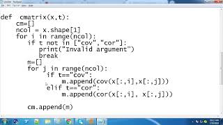 Numpy : Generating Covariance and Correlation matrix with Python Numpy