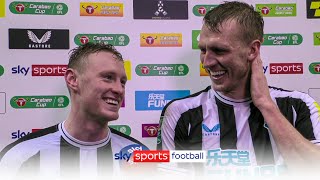 "I was getting emotional" 🥺 | Longstaff & Burn praise Newcastle fans