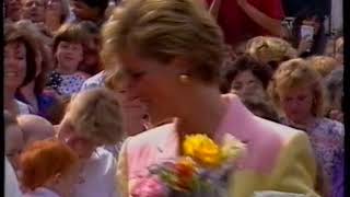 Princess Diana in Inverness July 1990