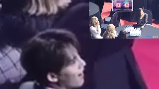 Mingyu reaction to ddu du ddu du vs forever young