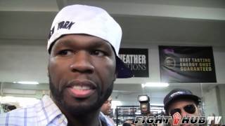 50 cent "Floyd Mayweather Jr. is boxing!"
