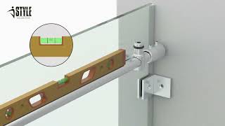 installation video for BR01 shower enclosurer with Return panel