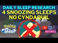 Daily Sleep Research: 4 Snoozes, 0 Cyndaquil #pokemonsleep