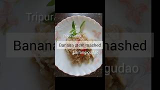 Banana stem mashed/laifang gudao #bananastemrecipes #bananastemrecipe #youtubeshortsvideo