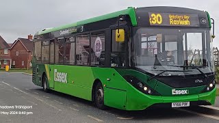 *PELTED* First Essex ADL Enviro 200MMC YY66 PBF 67174 Route x30 | 31/5/24