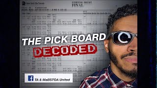 The Pick Board Decoded: How To Read Run Prints (MTA)