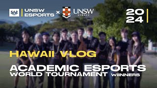 Academic ESports World Tournament 2024 - Hawaii Vlog