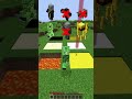 minecraft mobs vs different drops minecraft meme shorts