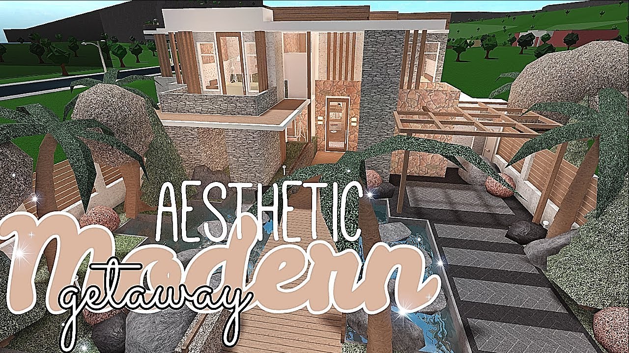 - Aesthetic Modern Getaway || Bloxburg || House Build - - YouTube