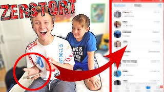 GROßER BRUDER STALKT 1 TAG MEIN iPHONE  🤬🤬🤬 HANDY ZERSTÖRT  🤬🤬🤬 ASH