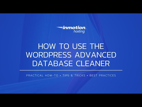 How to Use the WordPress Advanced Database Cleaner