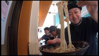 小野田駅の駅うどんが復活！駅前が賑やかに！駅うどん日の出屋さんへ